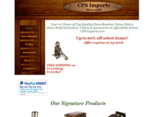 Tablet Screenshot of cpsimports.com